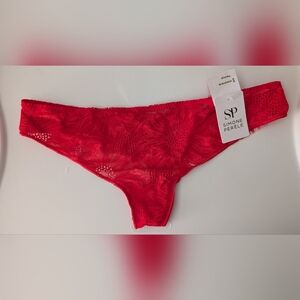 Simone Perele Citadine Tanga Thong Panty Size FR 4 US Large NWT Flamingo Pink